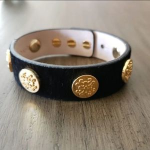 Rustic Cuff "Meagan" calfskin bracelet